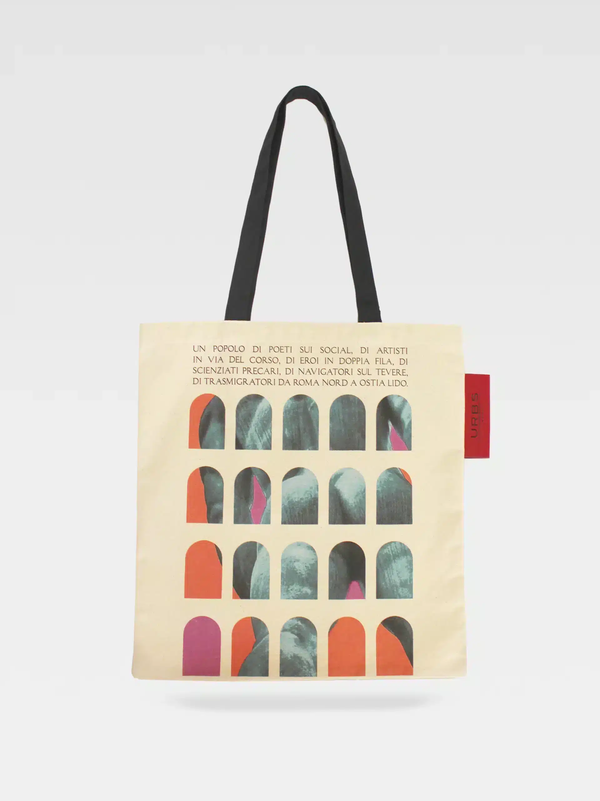 Culosseo Quadrato tote verticale