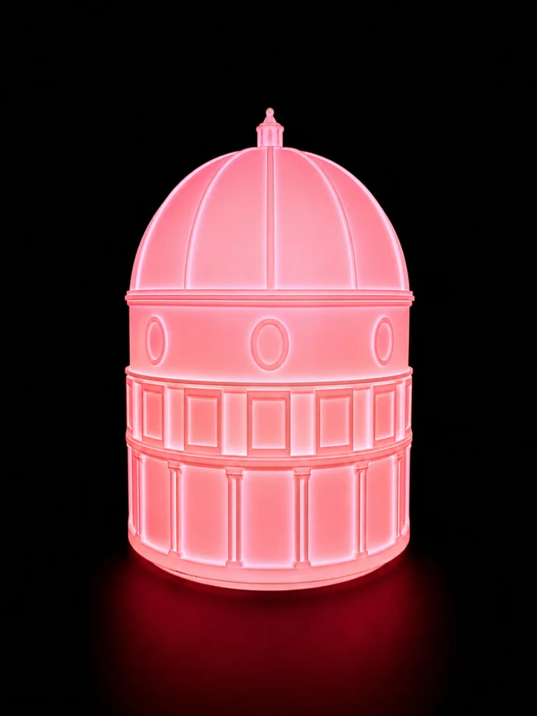 Cupola Medium Fluo Rosa