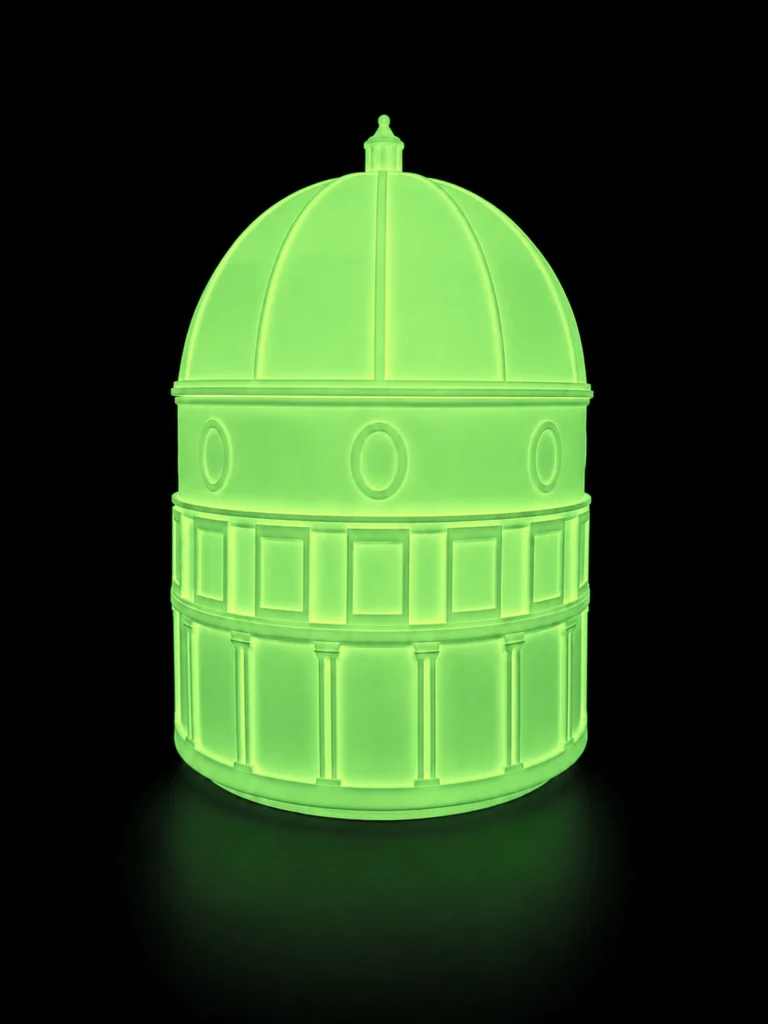 Cupola Medium Fluo Verde